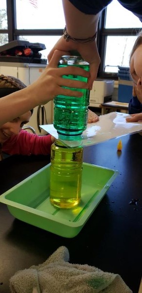 8th Graders Model Weather Fronts